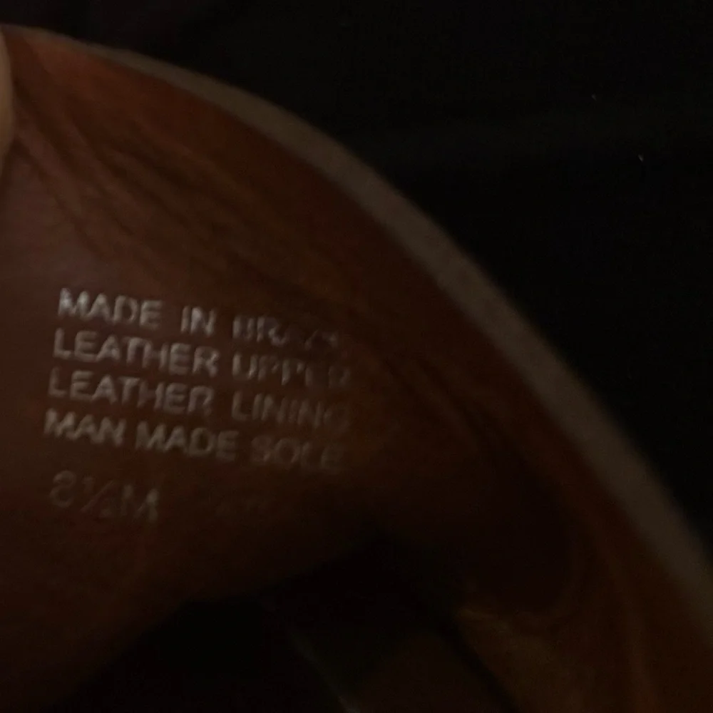 🤩 Modern VTG Tory Burch Leather Clog Wedge Sandals - Camel - Picture 12 of 13